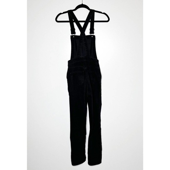Vintage Madewell Criss Cross Skinny Overalls Denim Women's Black Size XS - Picture 5 of 7